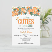 サマーツインズ1stバースデーオレンジガールズ誕生日 招待状 (スタンド正面)