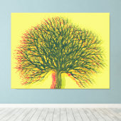 サマーツリー キャンバスプリント (インサイチュ (ウッドフロア))