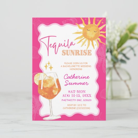 サマーテキラサンライズバチェロレッテウィークエンド 招待状 (スタンド正面)