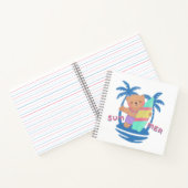 サマーテディベアーサーファーinハワイ ノートブック (内部)