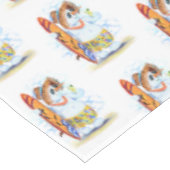 サマーテーブルクロス雪だるまサーファー テーブルクロス (アングル)