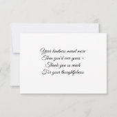 サマーデイジーフラットサンキューカード サンキューカード (裏面)