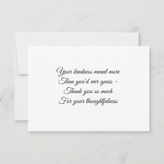 サマーデイジーフラットサンキューカード サンキューカード (裏面)