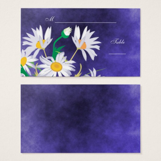 サマーデイジー座席表名刺 (正面&裏面)
