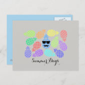 "サマーデイズ" パイナップル ポストカード (正面/裏面)