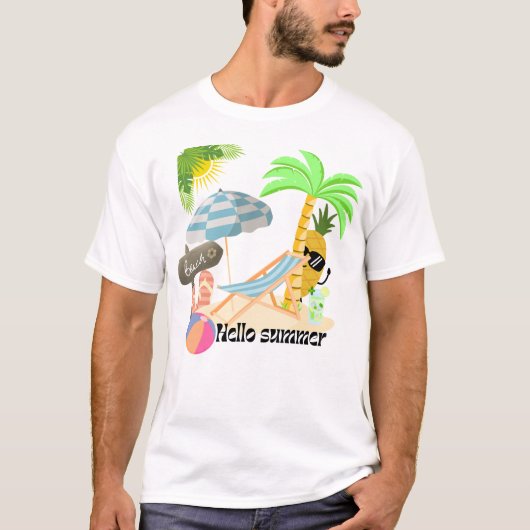 サマーデザイン Tシャツ (正面)