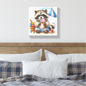 サマートリートレークーン キャンバスプリント (インサイチュ (寝室))