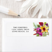 サマートロピカルビーチハワイフローラ ラベル (インサイチュ)