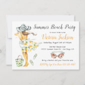 サマートロピカルビーチパーティー 招待状 (正面)