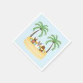 サマードッグスプール スタンダードカクテルナプキン (角)