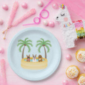 サマードッグスプール ペーパープレート (パーティー)