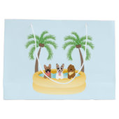 サマードッグスプール ラージペーパーバッグ (裏面)