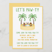 サマードッグスプール 招待状 (正面/裏面)