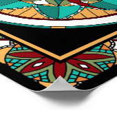 サマードラゴンフライマンダラ – プリント (角)