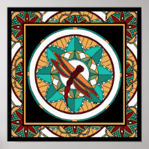 サマードラゴンフライマンダラ – プリント