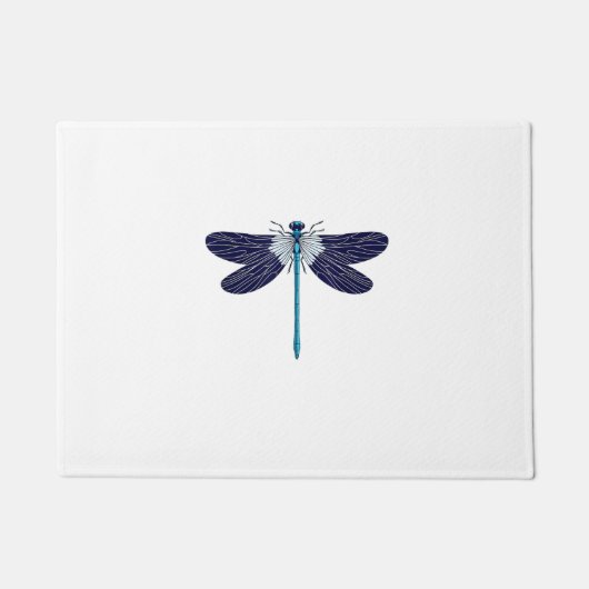 サマードラゴンフライTシャツ_8 ドアマット (正面)