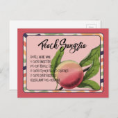 サマードリンクスピーチサングリア ポストカード (正面/裏面)