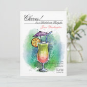 サマードリンク招待状 招待状 (スタンド正面)