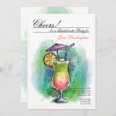 サマードリンク招待状 招待状 (正面/裏面)