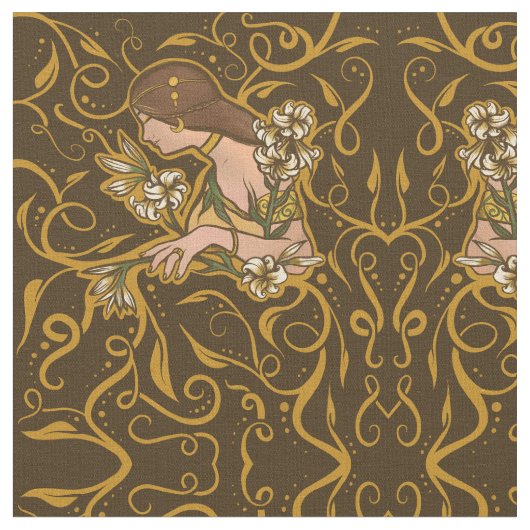 サマードルイド女神 ファブリック (クローズアップ)