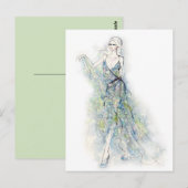 サマードレス ポストカード (正面/裏面)
