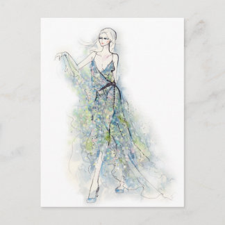 サマードレス ポストカード