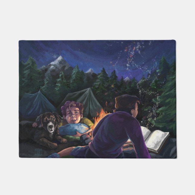 サマーナイツアート ドアマット (正面)