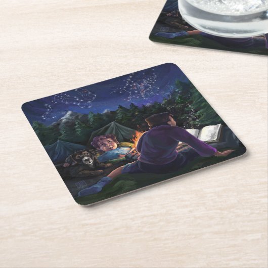 サマーナイツ スクエアペーパーコースター (アングル)