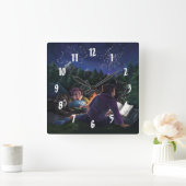 サマーナイツ スクエア壁時計 (ホーム)