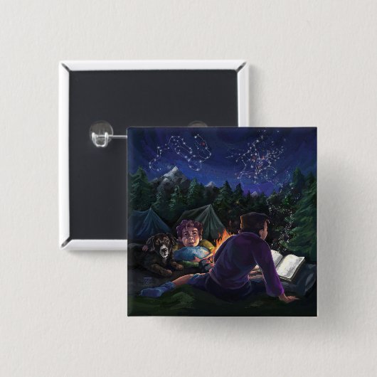 サマーナイツ 缶バッジ (正面&裏面)