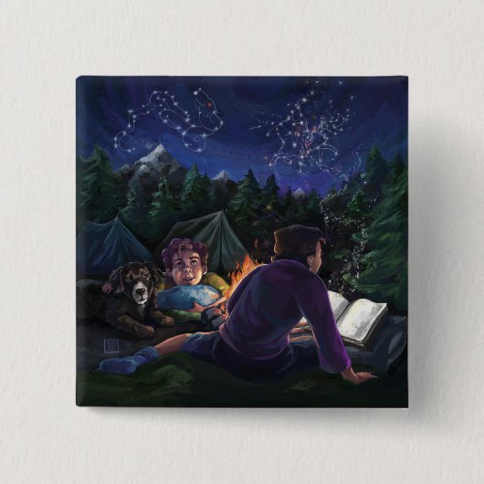 サマーナイツ 缶バッジ (正面)