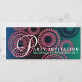 サマーナイト花火パーティの招待状 招待状 (正面)