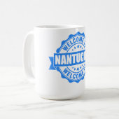 サマーナンタケット – マサチューセッツ州 コーヒーマグカップ (正面左)