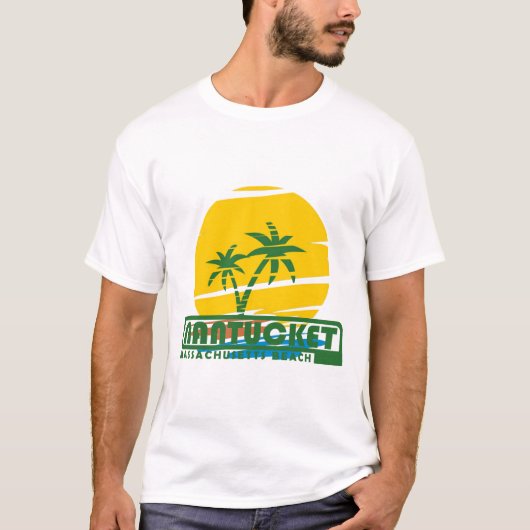 サマーナンタケット – マサチューセッツ州 Tシャツ (正面)