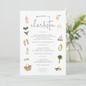 サマーニュートラルバチェロレッテ週末の日程 招待状 (スタンド正面)