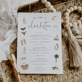 サマーニュートラルバチェロレッテ週末の日程 招待状