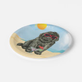 サマーニューファンドランド紙プレート ペーパープレート (アングル)