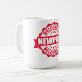 サマーニューポート – カリフォルニア コーヒーマグカップ (正面左)