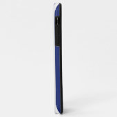 サマーネイビーブルートレンディーボートストライプコレクション Case-Mate iPhoneケース (裏面/左)