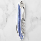 サマーネイビーブルーモダンボートストライプコレクション ソムリエナイフ (裏面)