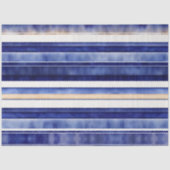 サマーネイビーブルーモダンボートストライプコレクション 薄葉紙 (正面)