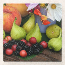 サマーハーベストフルーツイチジクコースター