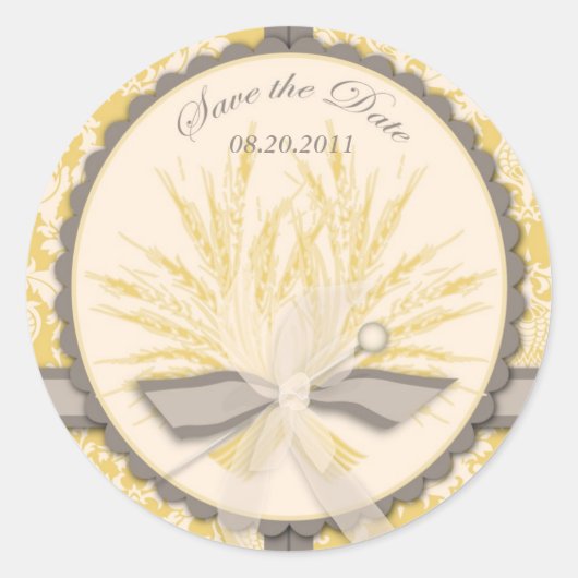 サマーハーベストSDステッカー ラウンドシール (正面)