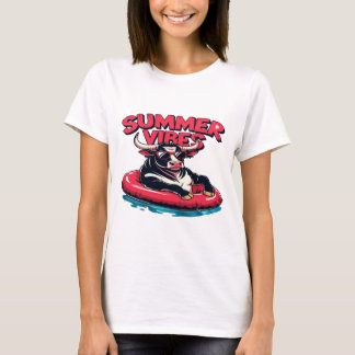 サマーバイブグラフィックTシャツ Tシャツ