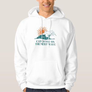 サマーバイブスビーチウェーブスタイポグラフィTシャツ パーカ