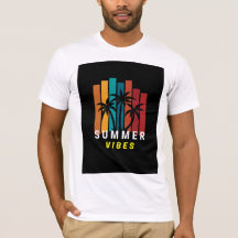 サマーバイブス パームツリー グラフィックTシャツ