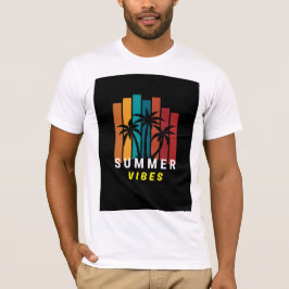 サマーバイブス パームツリー グラフィックTシャツ Tシャツ