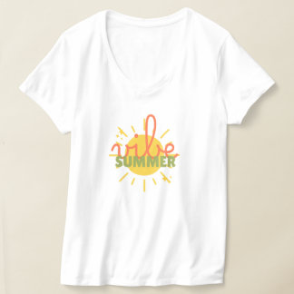 サマーバイブス レトロビーチTシャツ Tシャツ