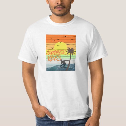 サマーバイブス Tシャツ (正面)