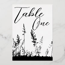 サマーバイブ ブラック/ゴールド ホイル テーブル ワン